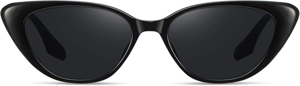 Retro Vintage Narrow Cat Eye Sunglasses for Women 90s Small Chic Style Trendy Sunnies UV400 Protection FZN7514