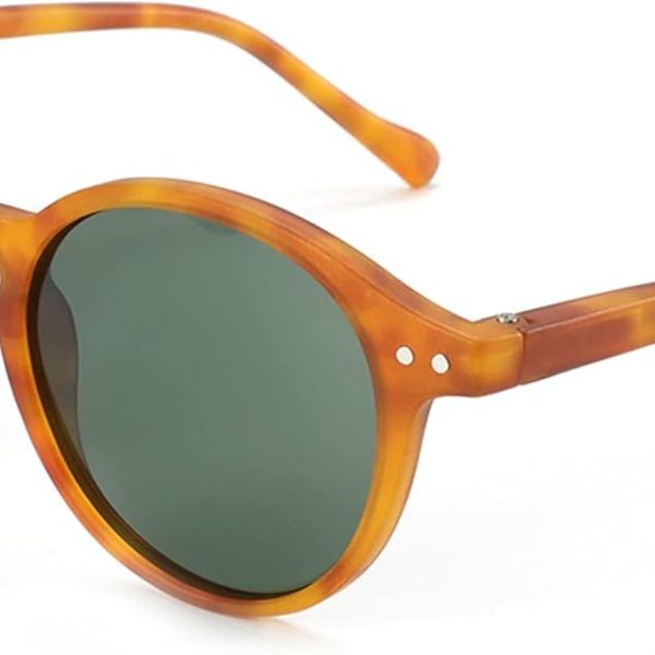 Polarized Round Sunglasses, Stylish Sunglasses for Men and Women Retro Classic, Multi-Style Selection