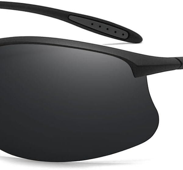 Sports Sunglasses Ultra-light Rimless Polarized Sun Glasses for Men UV400 Protection Fishing Running Cycling Driving