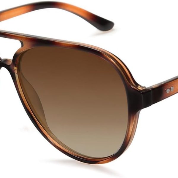 Classic Polarized Aviator Sunglasses for Women Men, Retro Trendy Aviators Shades SJ2201
