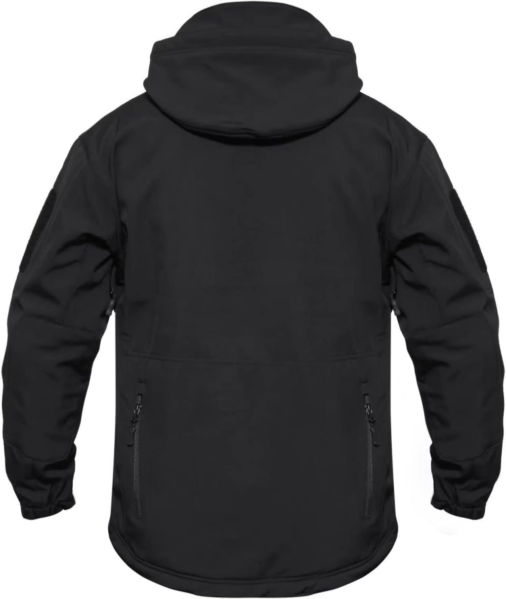 Men's Jacket Tactical Performance Waterproof Softshell Jackets Fleece Lined Ski Snow Winter Windbreaker - Image 2