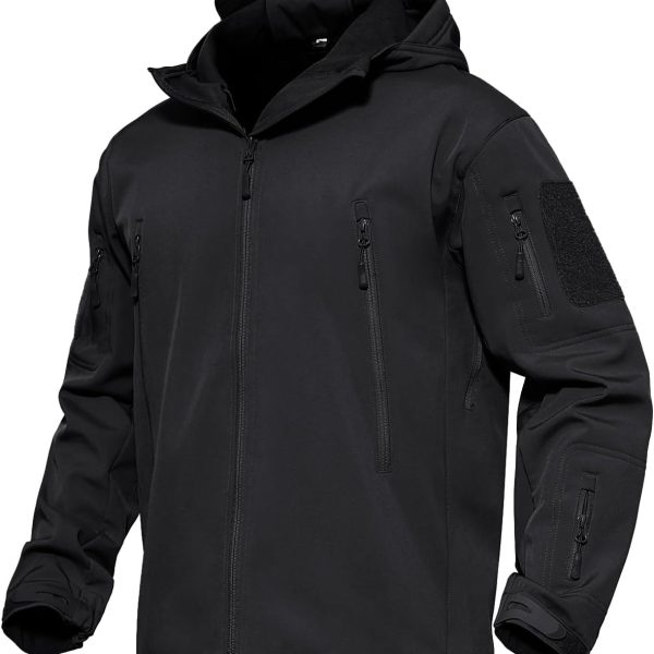 Men's Jacket Tactical Performance Waterproof Softshell Jackets Fleece Lined Ski Snow Winter Windbreaker