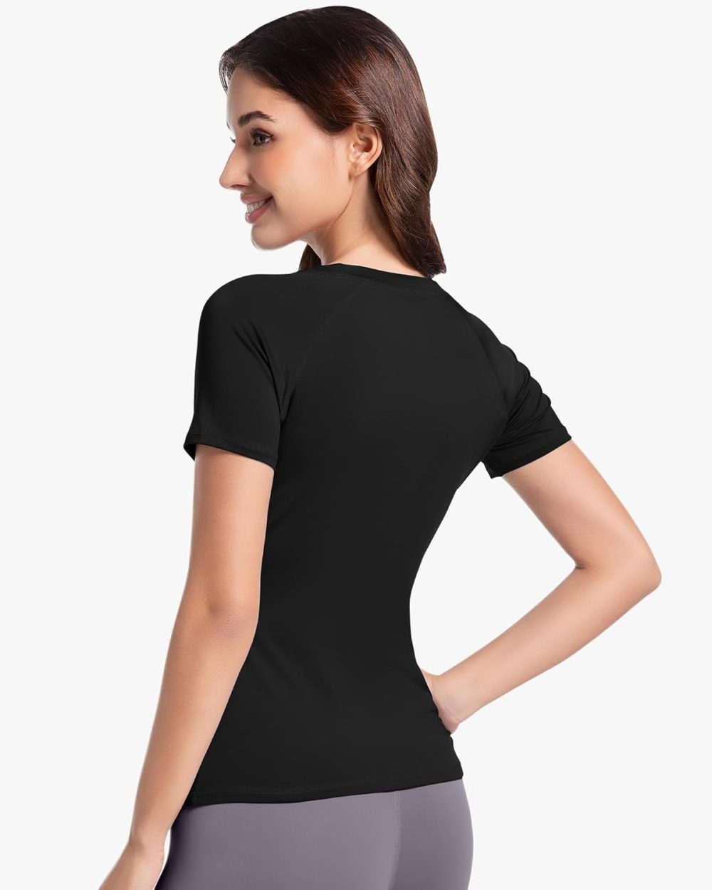 4 Pack Women's Long Sleeve Compression Shirts Athletic with T-Shirts Workout Tops for Gym Yoga Running - Image 2