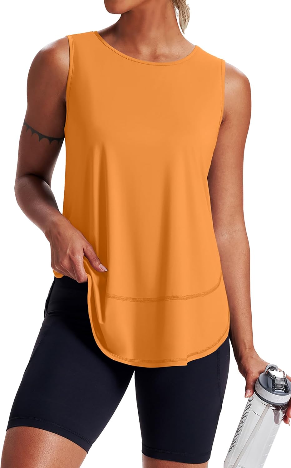 Women's Sleeveless Workout Tops Breathable Lightweight Active Tennis Yoga Shirts Athletic Running Tank Tops for Women - Image 2