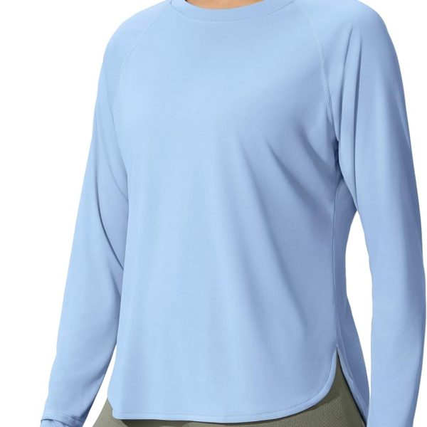 Women's Sun Shirts UPF 50+ Long Sleeve Uv Protection Shirts Lightweight Quick Dry SPF Clothing Outdoor Hiking Tops
