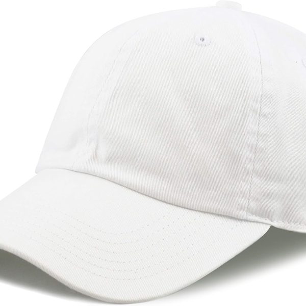 Baseball Dad Hat Women Men Blank Washed Low Profile Cotton and Denim UPF 50+ Running Golf Cap Hat