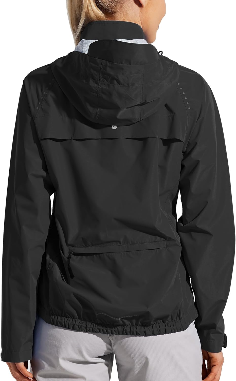 Women's Cycling Running Jackets Rain Windproof Jackets Lightweight Windbreaker Bike Hiking Jacket Packable Hooded